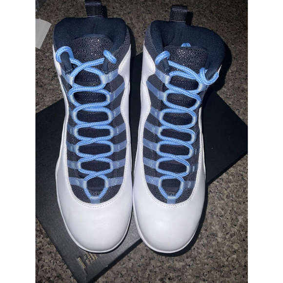 JORDAN 10 SUPERBAD UNC TAR HEELS PLAYER EXCLUSIVE* DC1136-144 SIZE 10.5 NO LID - Picture 2 of 11